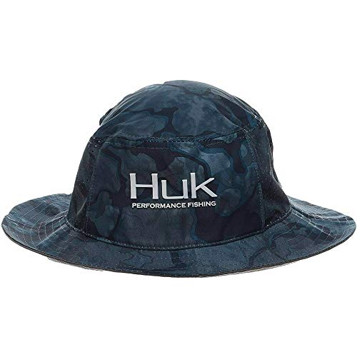 HUK Herren Mütze Current Camo Bucket Hat | Anti-Glare Fishing Hat