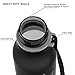 Gold Gulp Best Small Sport Water Bottle BPA Free 18 oz Tritan Eco Friendly Best for Gym Yoga Running Outdoors Camping Safe For Kids Easy To Use One Hand One Click With Flip Top Leak Proof Matte Black