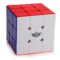 D-FantiX Cyclone Boys 3x3 Speed Cube Stickerless Magic Cube 3x3x3 Puzzles Toys (56mm)