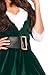 Leg Avenue Women's 2 Piece Mrs Claus Costume Set-Velvet Hooded Dress with Belt for Christmas, Green, X-Large
