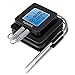 TURATA Meat Thermometer BBQ Grill Wireless Remote Digital Cooking Thermometer with 2 Steel Probes, Instant Reading, Magnetic Mounting, Alarm Monitor for Cooking, Kitchen, Food, BBQ, Steak