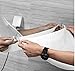 Beard Catcher Apron Beard Cape Bib and Beard Shaping Tool for Shaving Trim Shave Apron Bib For Men No Mess (white)
