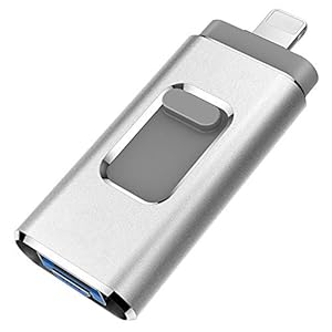 YOHU 256 GB Memory Stick voor Phone Photo Stick USB Flash Drive Externe Opslag Compatibel met iOS, Pad Android en PC…