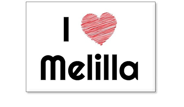 Mundus Souvenirs - Amo Melilla, Imán para Nevera (diseño 1 ...