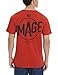 G-STAR Raw Men's Odyno Short Sleeve V-Neck Tee in Compact Jersey Antic Red