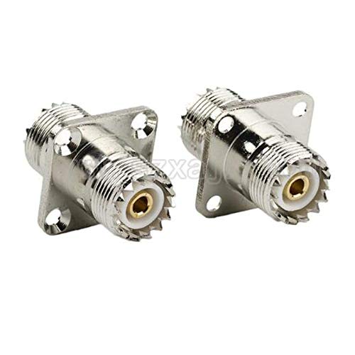 Eaglers Connector - 2pcs Rf Coaxial Coax Adapter Uhf Pl259 So239 to Uhf Pl259 So239 Type Connector - Thumbnail 6