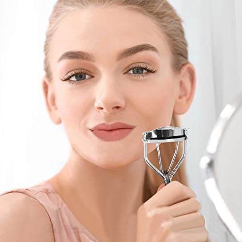 Eyelash Curler Refill 30 Pcs Eyelash Curler Pads Rubber Black Eyelash Curler Replacement Pads with Hard Storage Case for Universal Eyelash Curler