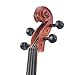 Cecilio CVA-500 15-Inch Viola Instrument Full Size Professional with D'Addario Prelude Strings and Ebony Fittings in Satin Antique Finish