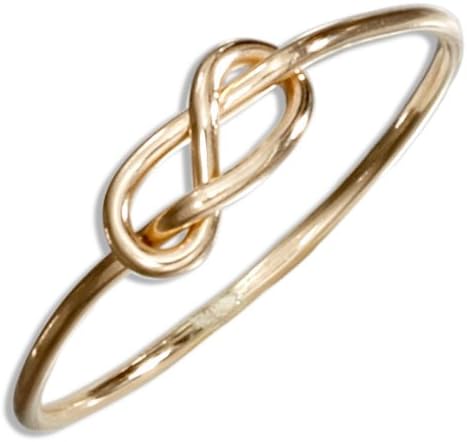 12 Karat Gold Filled Wire Infinity Knot Ring