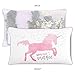 Magical Unicorn Kids Pillow with Reversible Iridescent & Silver Color-Changing Mermaid Sequins