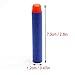 Foam Darts, Hosim 100pcs Nerf Refill Bullet Darts Pack 2.84in/7.2cm Soft Foam Safe Round Head and Air Hole Universal Standard Dart for Most Nerf N-strike Elite Series Blasters Kid Toy Gun (Blue)