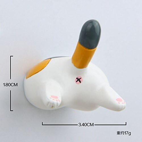 ChengBai Japanese cats Mimi buttocks cartoon creative stereo doll Refrigerator Pastes suction magnetic sticker suction Stone & Iron magnetic sticker in the mobile phone shell material, tri-color Cat