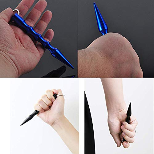 Bulex Self Defense Keychain - 2 Pack Aluminum Anti-Wolf Defense Key Ring Weapons for Women - Thumbnail 5