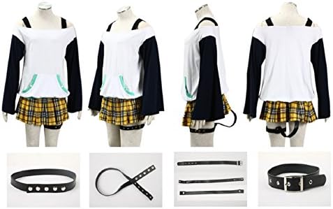 SHOWADAY Women's Strap Off Shoulder Pullover Long Sleeve Sweatshirt Cosplay Costome Large