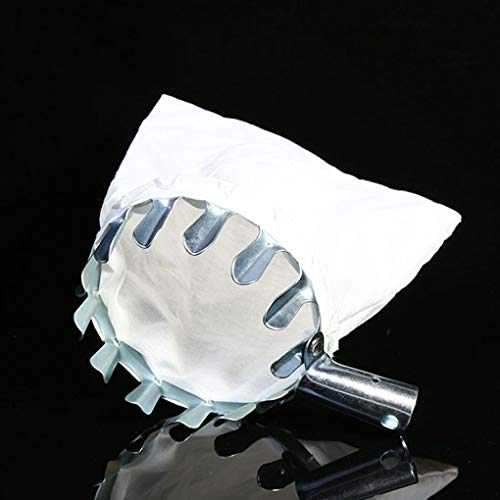MuLuo Iron Metal Teeth Fruit Picker Catcher Orange Peach Pear Grab Basket Bag Cloth Handheld Garden Tool
