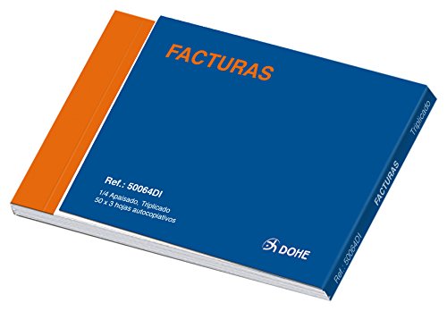 Dohe 50064DI – Landscape Quarter Invoice Book I.G.I.C. Duplicate.