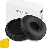 Geekria Earpad Replacement for Beats by Dr. Dre Wireless (Solo Bluetooth) Headphone Ear Pad/Ear Cushion/Ear Cups/Ear Cover/Earpads Repair Parts (Black)