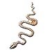 Qtalkie Cool Stylish Retro Vintage Punk Winding Snake Left Ear Cuff Wrap Earring Gold