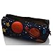 LParkin Space Canvas Galaxy Pencil Case Gifts Pen Bag Pouch Box Gadget Stationary Case Makeup Cosmetic Bag