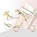 Kaasage Eyelash Curler Professional Beauty with Refill Silicone Pads (Gold) Kaasage KM01
