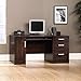 Sauder Office Port Credenza, Dark Alder finish