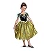 Disney's Frozen Anna Coronation Gown Deluxe Girls Costume, X-Small/3T-4T