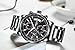 NIBOSI Men's Watches Luxury Sports Military Tachymeter Chronograph Waterproof Quartz Wristwatches Black Color
