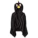 Angry Birds Black Bird Hooded Towel
