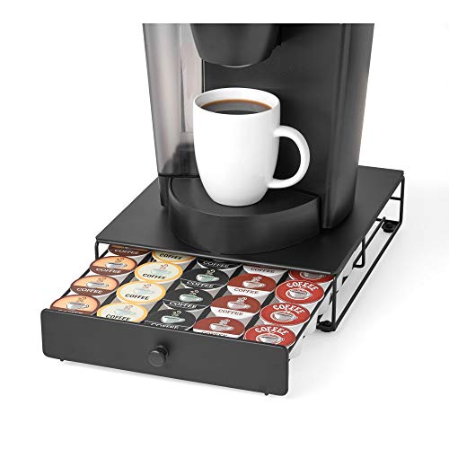 Nifty Coffee Pod Drawer Black, Compatible with KCups, 30 Pod Pack