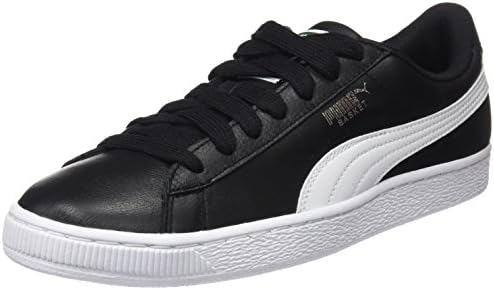 puma basket black shoes