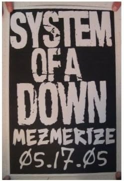 System Of A Down Poster Mezmerize