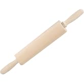 Rolling Pin, 13.8 Inch Wood for Kneading the Dough of Baking Bread, Pizza, Cookie, Noodles (L)