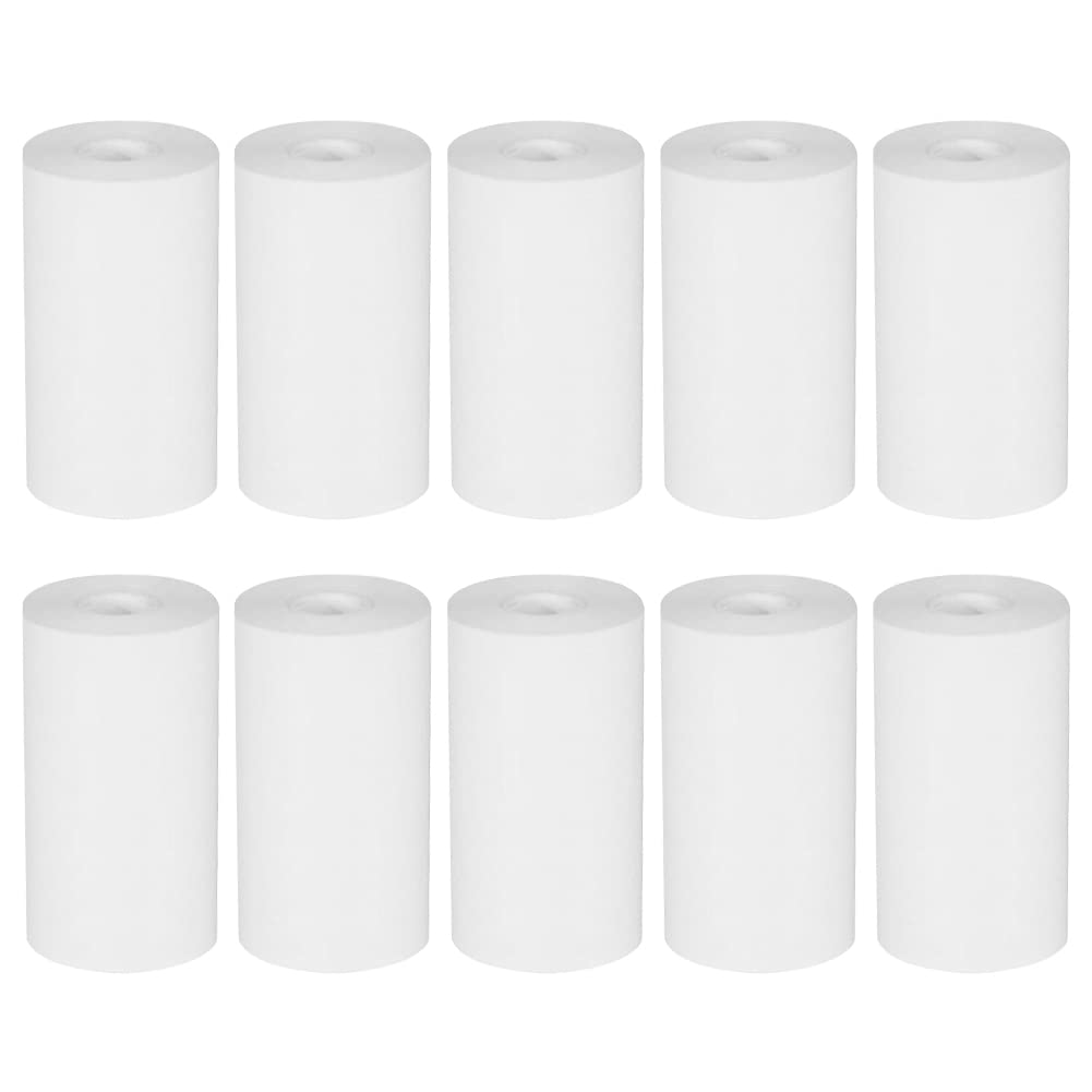 10 Rolls of Printing Paper, ConBlom Thermal Print Paper for Kids Instant Print Camera, Mini Thermal Paper Roll for Portable Pocket Printer (2.24 x 0.98inch)