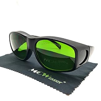 Laser Safty Protective Goggles Glasses For 355nm 808nm 980nm 1064nm (190-470 & 800-1700nm) Absorption Type EP-8 Eyewear…