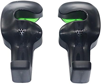 2 PCS Universal Car SUV Back Seat Headrest Hanger Holder Hook for Bag Purse Cloth Grocery, Black