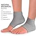 SILKEase Moisturizing Socks – 3 PK Heel Socks - Transform Cracked Heels & Dry Feet with Essential Oil Infused Gel Socks for Maximum Softness – Ultra-Comfortable Toe Open Foot Hydration Sleeve