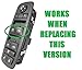 SWITCHDOCTOR Window Master Switch for 2008-2010 Chrysler Town and Country (Check and Compare Pins)