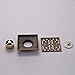 Antique Brass Bathroom and Kitchen and Balcony Square Floor Shower Drain Waste Symmetry Engraving Copper Tee Ground Floor