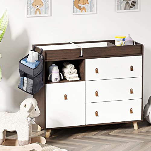 BANIROMAY Baby Changing Table Dresser with Drawers, Baby Nursery
