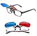 ✅3D Glasses Red-Blue/Cyan Anaglyph 3D Clip-on Glasses 3D Movie Gamethumb 1