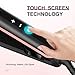 BESTOPE Professional Touchscreen Hair Straightener Ceramic Tourmaline Flat Iron for Hair with Temp Lock Function, Negative Ionic and Adjustable Temperature for All Hair Types(1 Inch)thumb 2