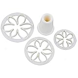 FMM Sugarcraft Bridal Lily Cutter Set, Includes 3 cutters and 1 form