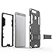 HuaWei P9 Case, Pasonomi® [Slim Fit] [Kickstand Feature] Hybrid Dual Layer Armor Defender Full Body Protective Case Cover for HuaWei P9 5.2 Inch (Grey)