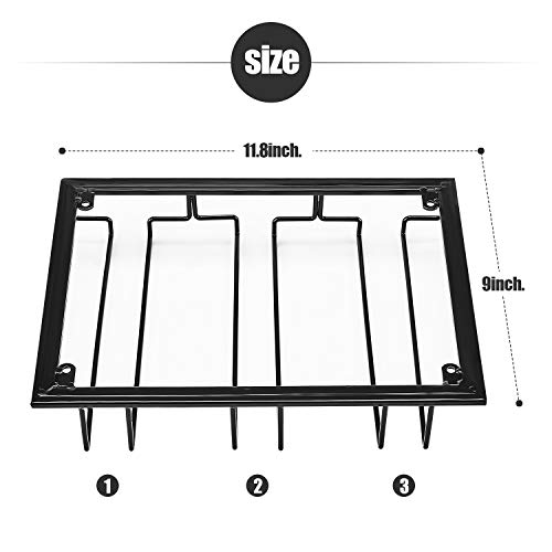 5 DEFWAY+Wine+Glass+Rack+Organizer