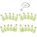 Teenitor Gel Polish Remover Clips, 10PCS Soak Off Nail Clips, 10PCS Nail Polish Remover Clips for Toes, Acrylic Soak Off Tools Green