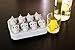 EIGHT(8) 3D Skull Ice Cube Mold Silicone Tray, Makes Skulls, Leak Free, BPA Free Silicone Ice Cube Maker, Whiskey Ice, Chocolate, Soap and Bath Bomb Molds (8, Gray)