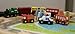 Deluxe Wooden Train Set - Compatible with All Major Brands Including Thomas Railway System - by Kids Destiny