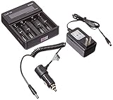 Efest LUC V4 Battery Charger with Included Car Charge Cable