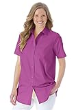 Women's Plus Size Perfect Cotton Big Shirt In Tunic Length With A Relaxed Fit,