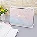 Hacloser 2019 Desk Calendars Dreamy Colorful Sky Standing Coil Paper Calendar Memo Daily Schedule Table Planner Yearly Agenda Organizer, Random Color